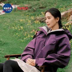 NASALike 2本の木 同じスタイル Kロン 2本の木 パープル 1992 小さな木 クローン ジャケット 男女兼用 小さな木の家