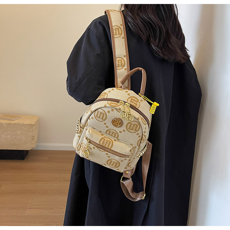 Zaino donna stile urbano minimalista zainetto casual jacquard_voghion.com