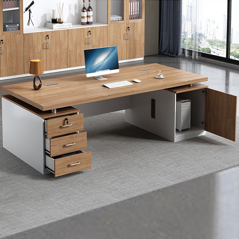 Office Computer Desk Desktop Simple Modern Boss Desk and Chair Combination Office Desk Home Single Executive Desk Office Computer Desk Desktop Simple Modern Boss Desk and Chair Combination Office Desk Home Single Executive Desk