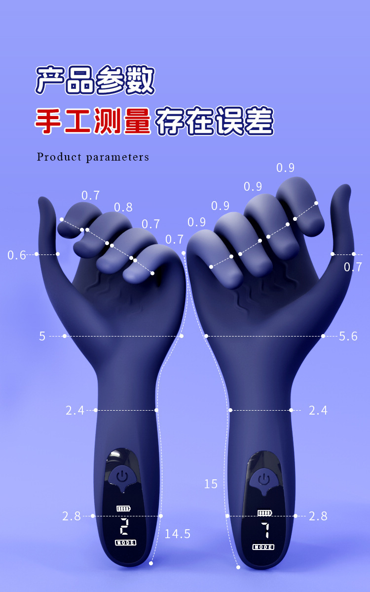 9-Frequency Vibrating Penis Trainer, Silicone Masturbator Cup with Button Control — detail image 30