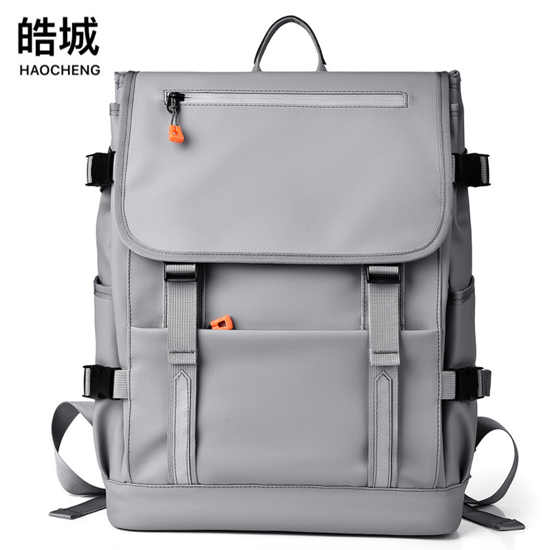 Nueva mochila de tela Oxford para hombres de negocios de gran capacidad de Amazon, mochila multifuncional para computadora de viaje al aire libre, marea