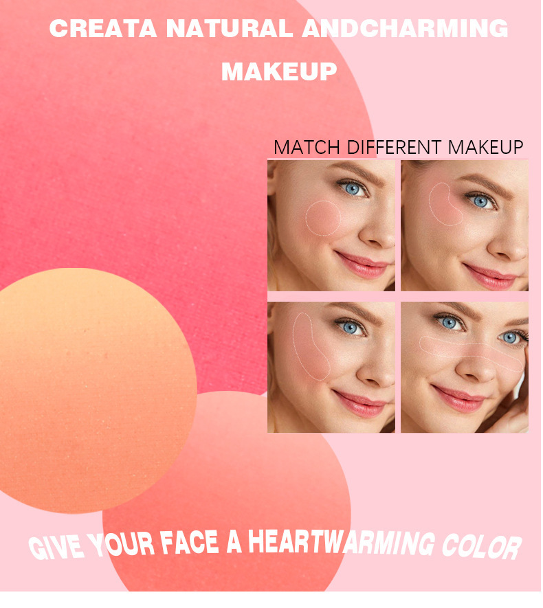 Palette blush et contour gradient naturel teinte nude makeup_voghion.com