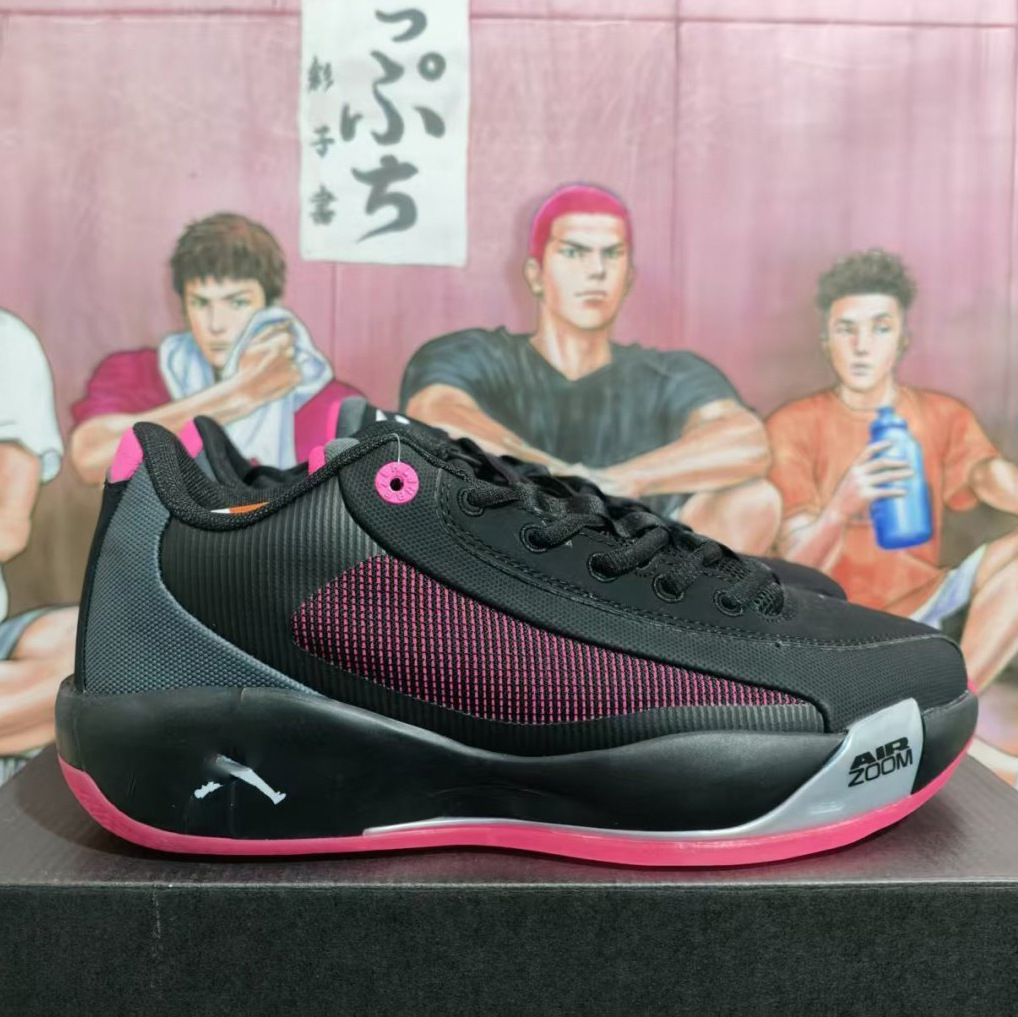 Zapatos de baloncesto de hombre retro ligero, zapatos de fútbol de combate real 77 con almohadilla de aire, zapatos de moda