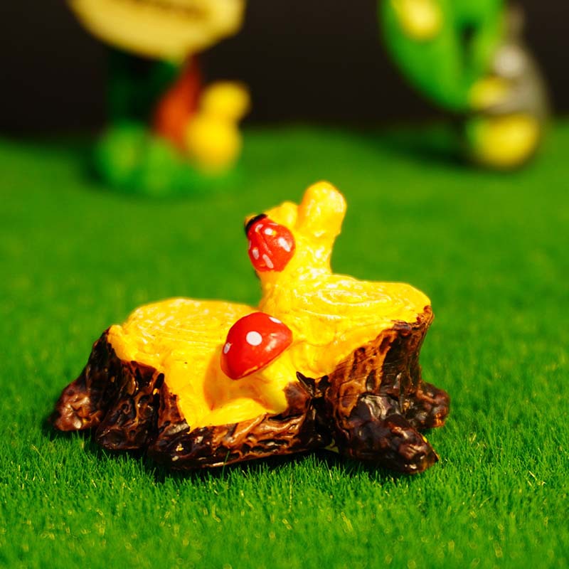 Pecera paisaje decoración musgo micro paisaje joyería seta árbol pila suculenta DIY Asamblea pequeños adornos