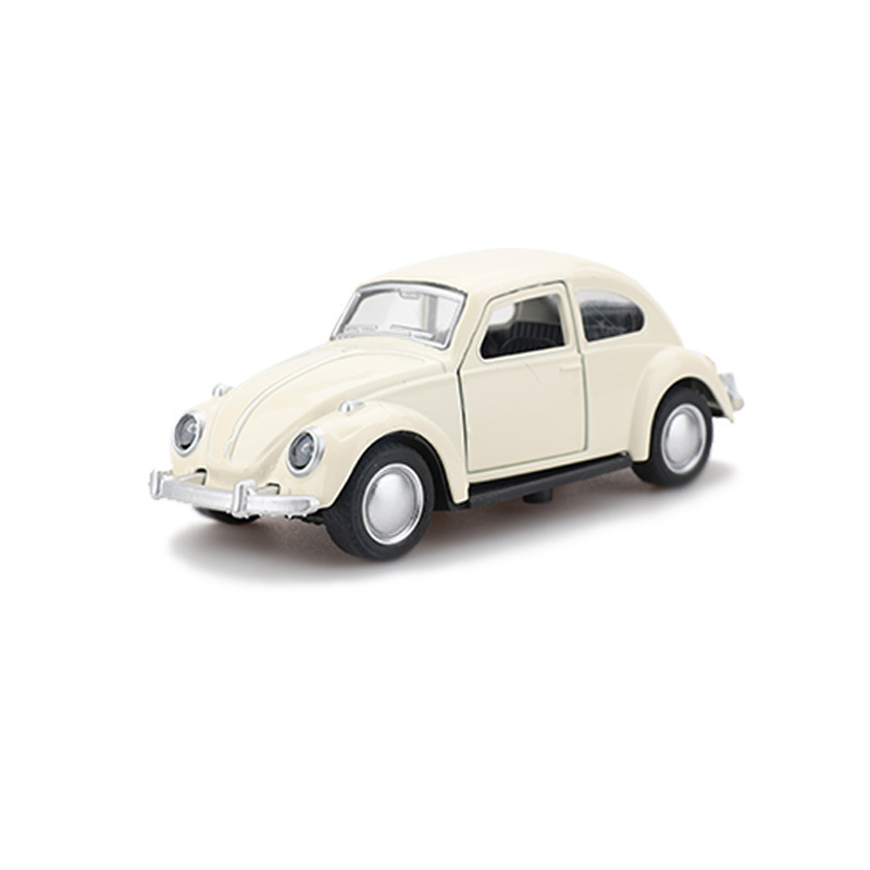 Carefully Selected 1:36 Vintage Beetle Alloy Replica Classic Car Model Toy Car Cake Decoration Ornaments Wholesale