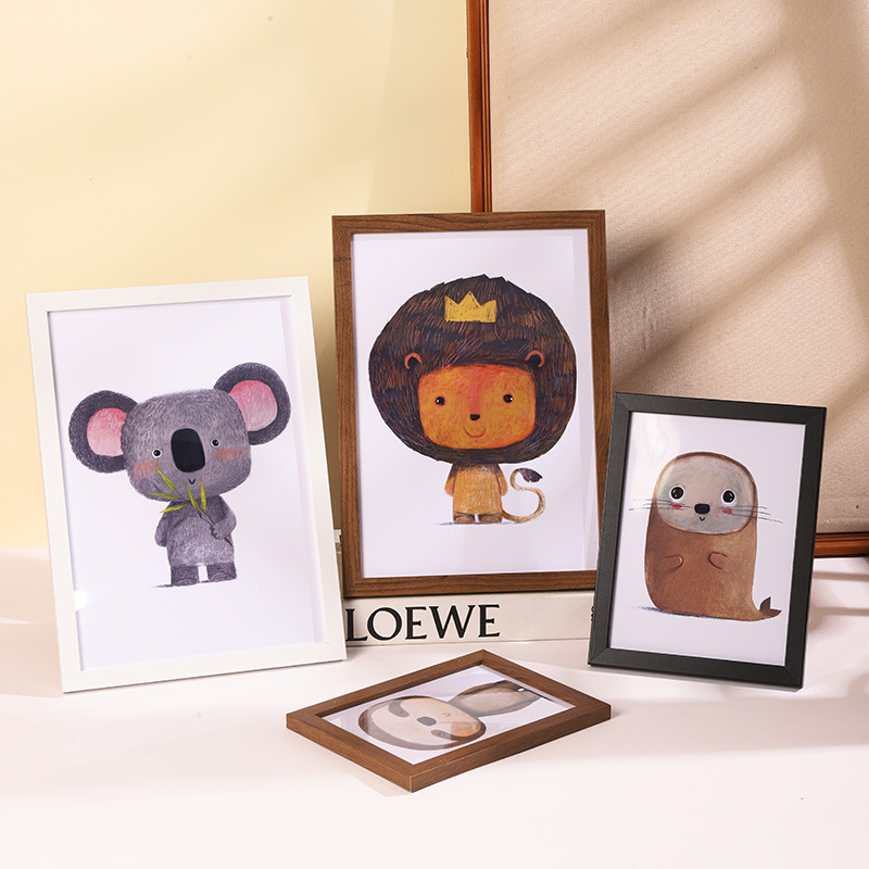 Photo Frame Wholesale, Empty Picture Frame, Tabletop Photo Wall, 5-Inch, 6inch 7inch X 8inch 10inch A4, Handmade Simple Wooden Photo Frame
