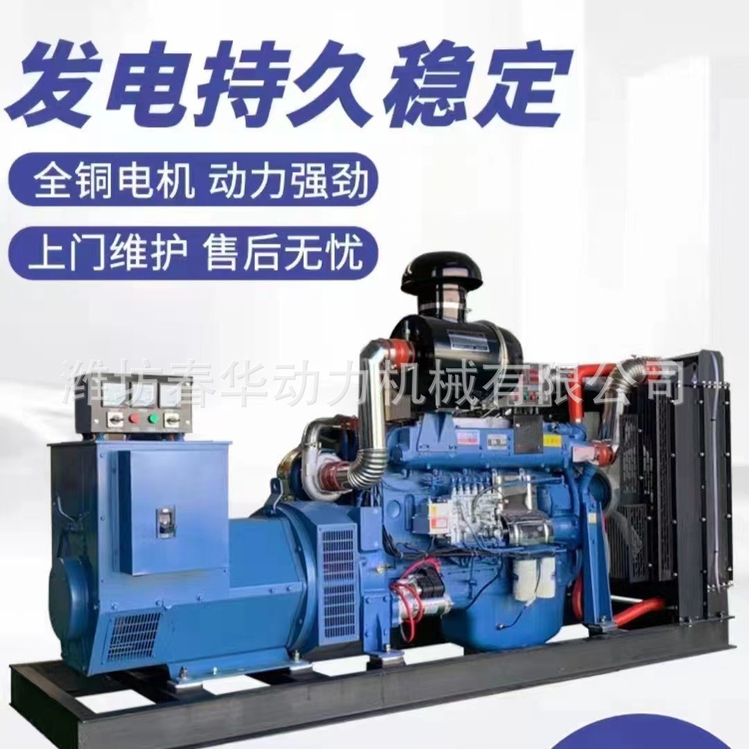 潍坊发电机组厂家 搅拌站用潍柴斯太尔200KW柴油发电机组