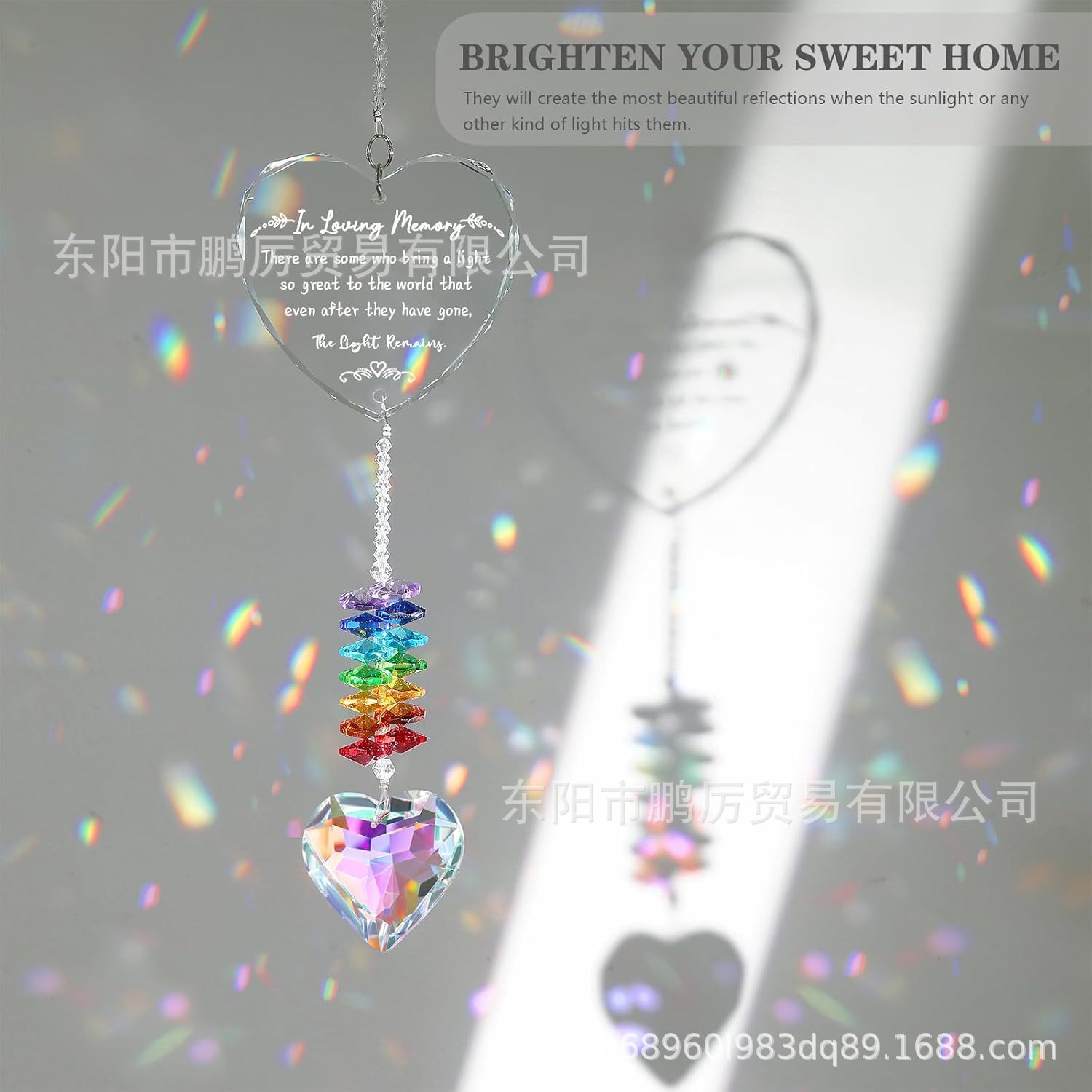 glass commemorative pendant for friend