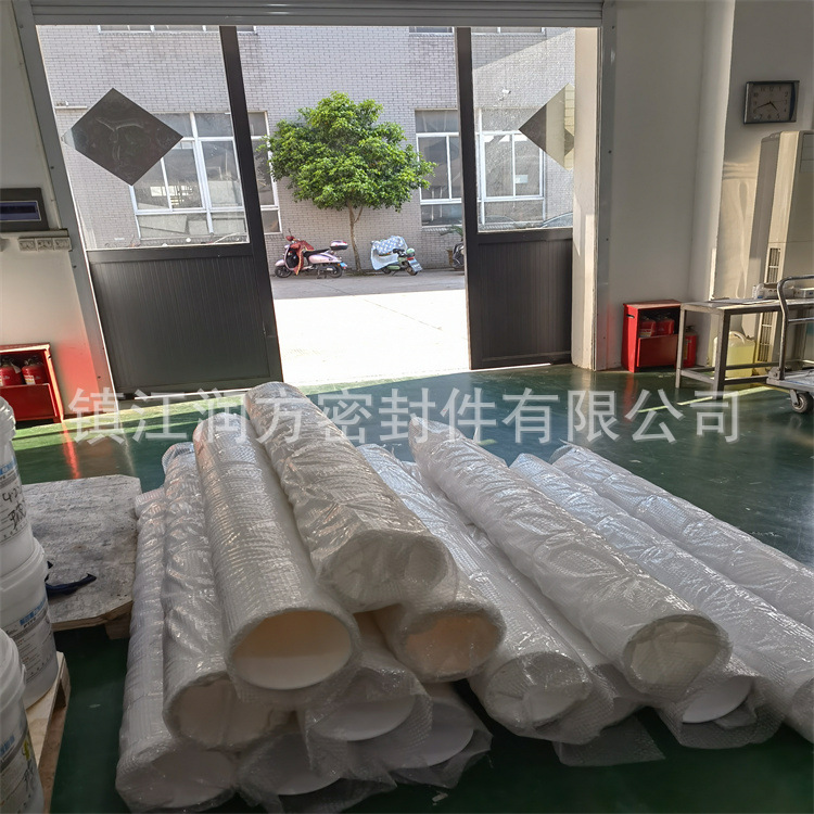 聚四氟乙烯PTFE挤出大规格管子，非标尺寸四氟管道挤出件