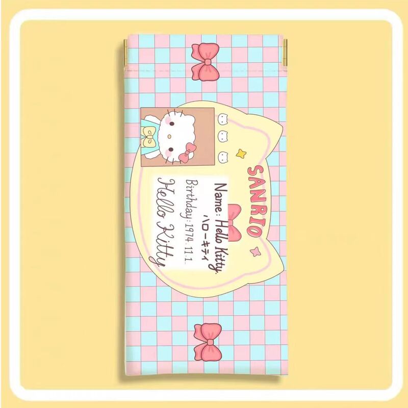 Hello Kitty Shrapnel Glasses Bag Anti-Pressure Portable Female Myopia Glasses Cosmetics Bag Protective Cover Automatic Closing Box Cartoon