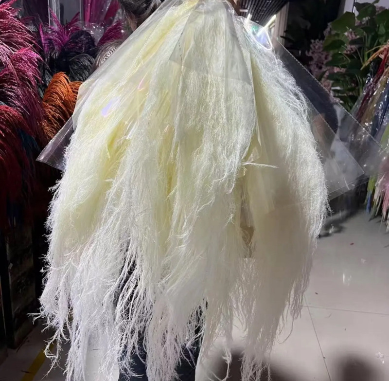 龙须草婚庆布置干花长毛草芦荀草婚礼宴会空间花艺布置材料云南产|undefined