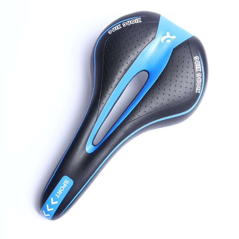 Mejorado xiongxing sillín bicicleta de montaña cojín del asiento hueco plegable accesorios para bicicletas equipo