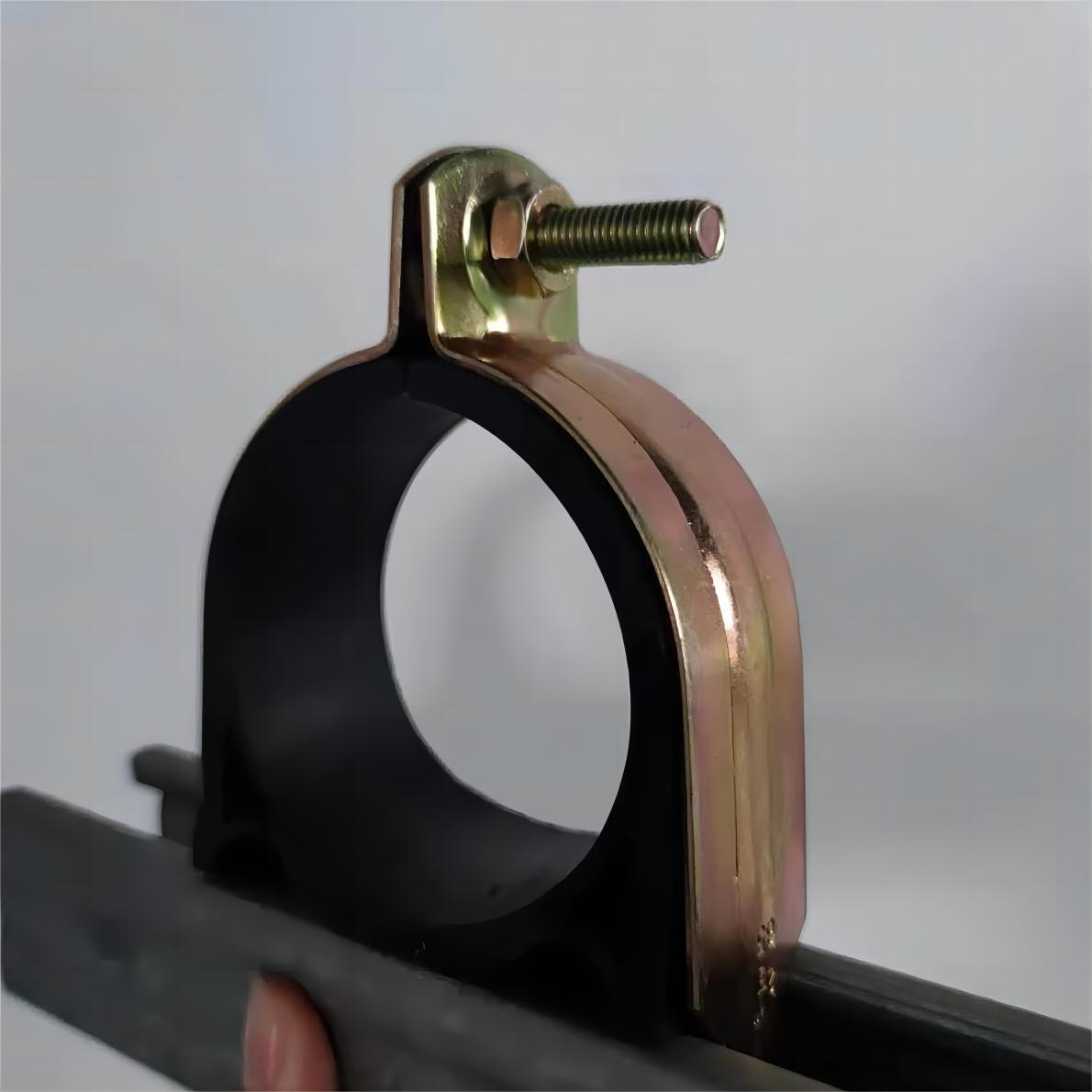 量大优惠 镀锌防震P型卡 抗震彩锌衬套P型管束 C型钢配套P型管夹