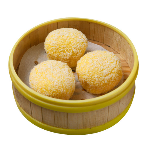 裕点椰蓉流沙包雪山咸蛋黄流沙包港式早茶点心早餐速冻广式包子