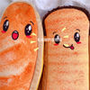 Plush brand Japanese pencil case, high quality funny storage bag for elementary school students, toast