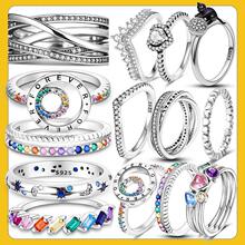 2023 Fashion 925 Silver Princess Tiara Crown Sparkling Love