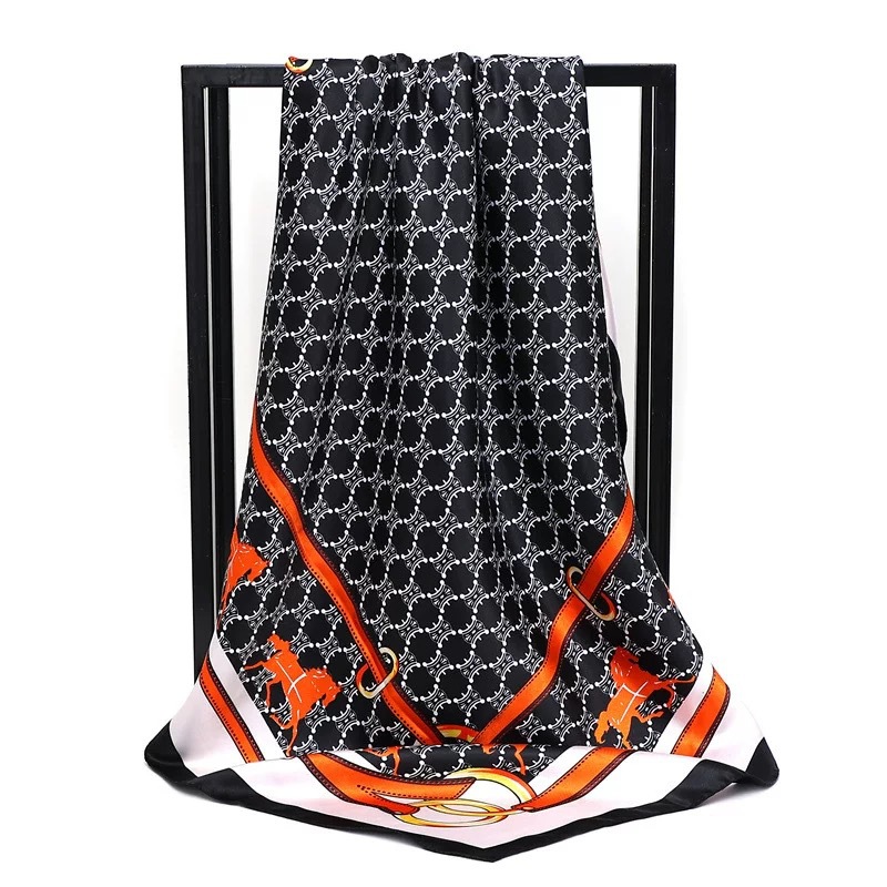 90 스퀘어 [더블 링 호스-블랙]