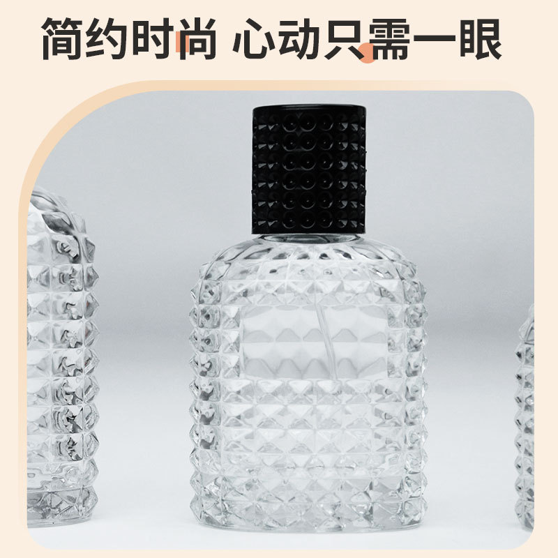 パイナップル型香水瓶 30ml50ml100ml 香水詰め替えボトルクロスボーダースプレーボトルガラス香水瓶卸売|undefined