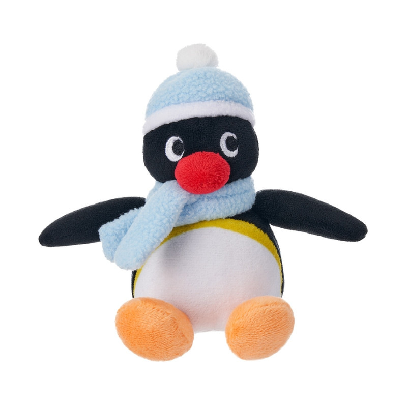 跨境新品 Pingu Plush Bag 毛绒玩偶可爱饼干企鹅包包