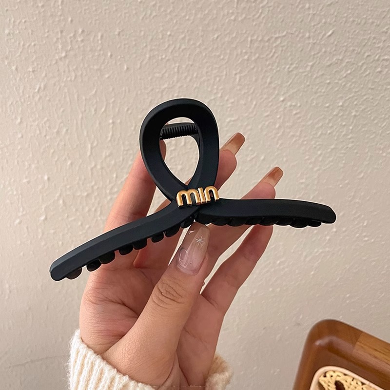 Clip de pelo de gran tamaño esmerilado simple Cabeza trasera updo horquilla de alto grado tiburón clip horquilla tocado al por mayor