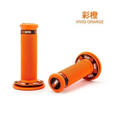 Applicable pedal motorcycle modification PRO color handle rubber Harley calf electric car handle cover grip cover (Motorcycle Handle Cover) - pro-twill-color-handle-glue-colored-orange