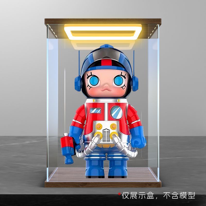 Popマート適用バブルマットモリー400% オプティマスプライムハンドリターンライトアクリル収納ボックス|undefined
