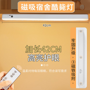 Desk Lamp for Studying, Eye Protection, Adsorption, Cool Lamp, Special Student Dormitory Lamp, Charging Bedside Lamp, Bedroom Makeup Lamp
