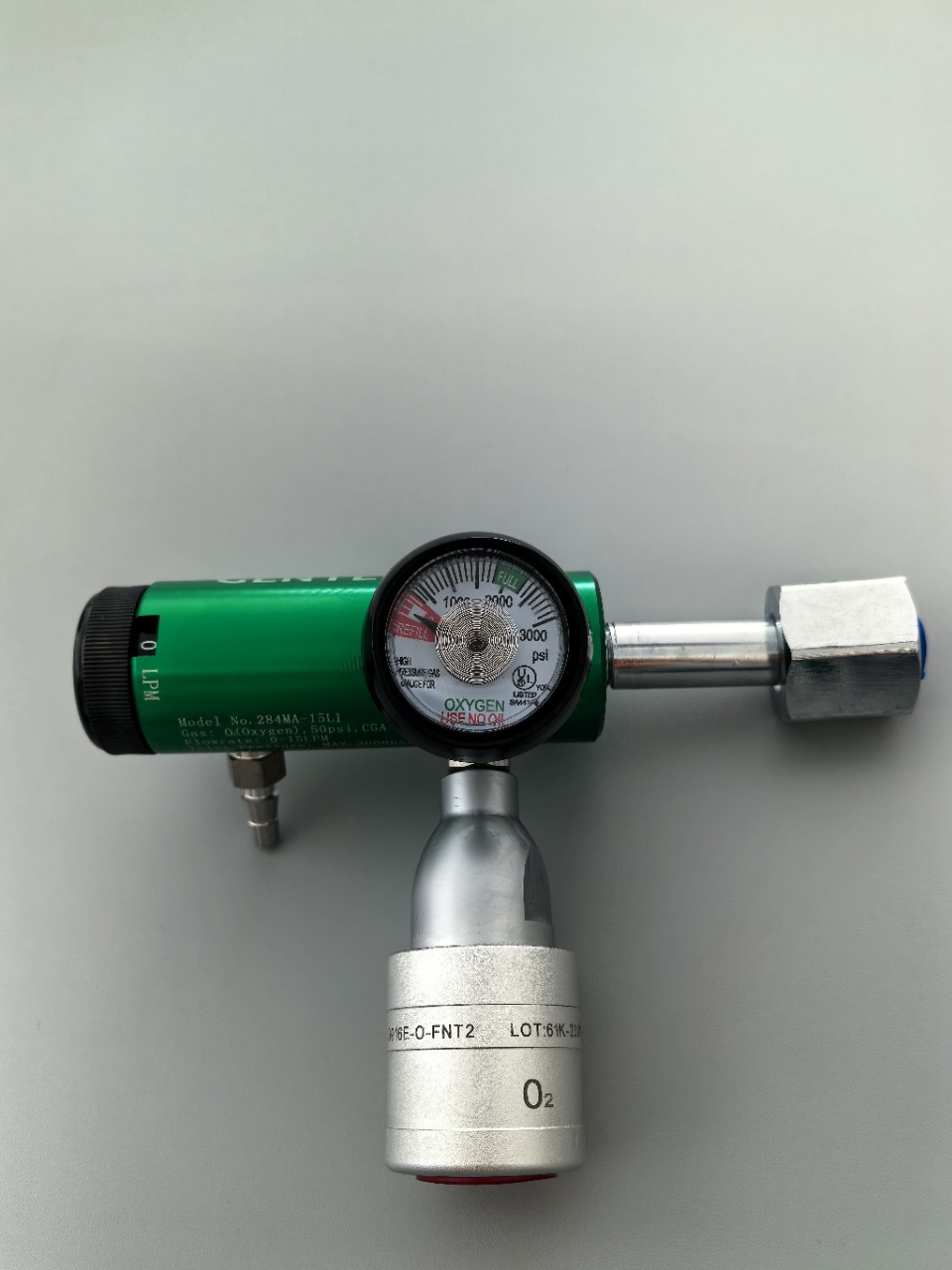 转运呼吸机专用多功能减压器CGA870/G5/8压力表德标英标美标接口