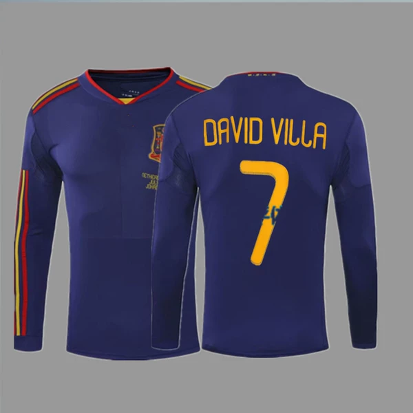 10 Spanish fans version long sleeves + printed No. 7