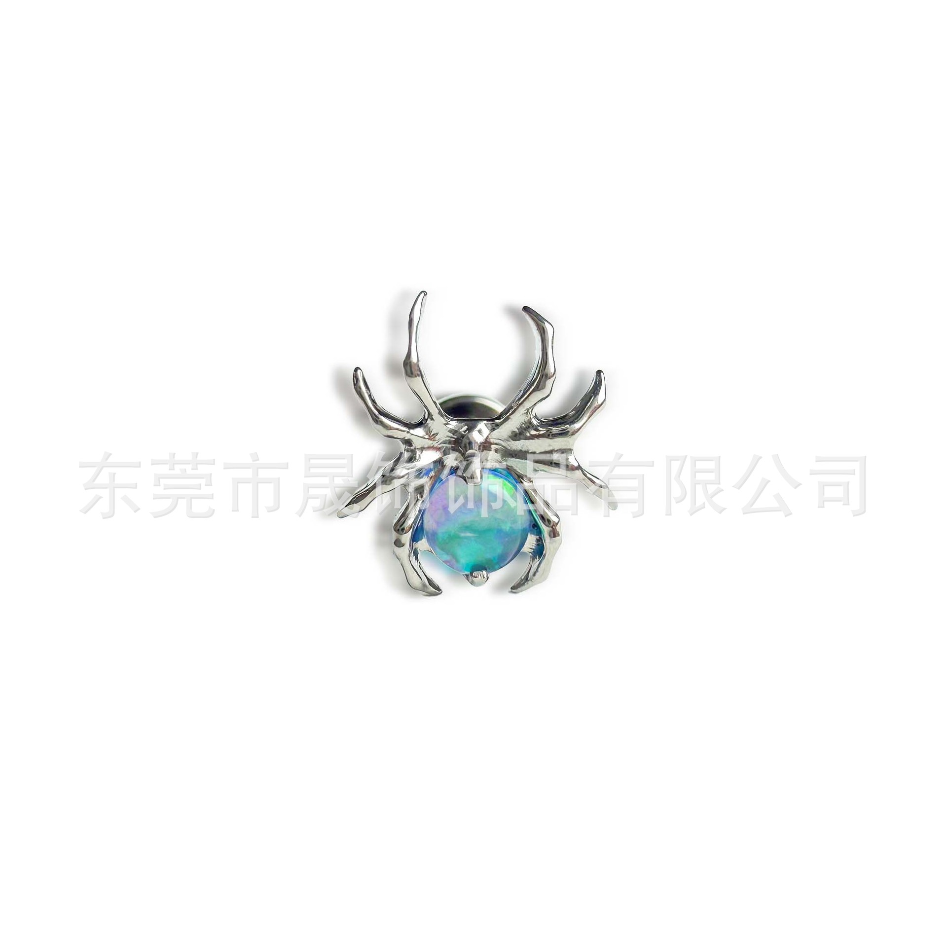 F136 Titanium Alloy 果冻欧珀蜘蛛 Ear Stud Helix Cartilage Stud G23 Implant Grade Titanium Labret Stud Piercing Jewelry