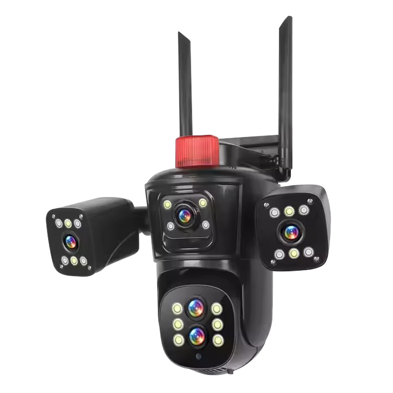 10x zoom cuatro imágenes inalámbricas cámara de monitoreo wifi teléfono móvil visión nocturna remota HD 360 monitoreo