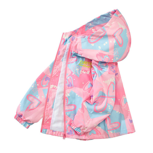Spring and Autumn Jacket for Girls 2024 New Trendy Medium Kids Autumn Wear Children's Autumn Clothing Windbreaker for Girls Baby Stylish Windbreaker