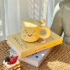 &Pinch lines-yellow expression bear (cup[]lid[]spoon)[]