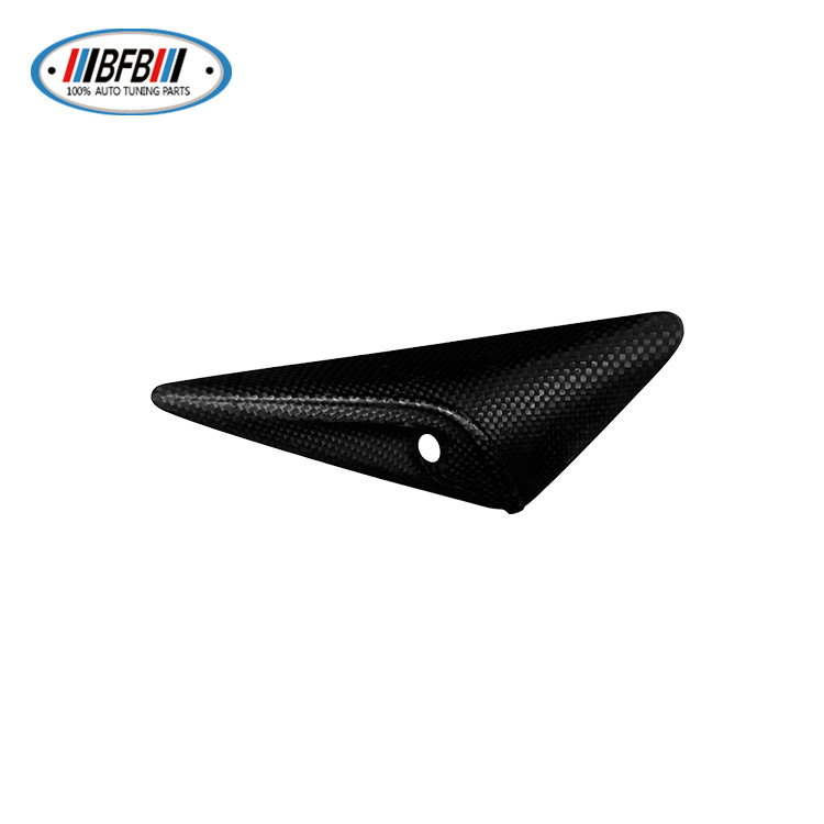 100% Real Carbon Fiber Camera Trim - For Tesla Model S 2022 - Glossy Turn Signal Frame Shell Cover