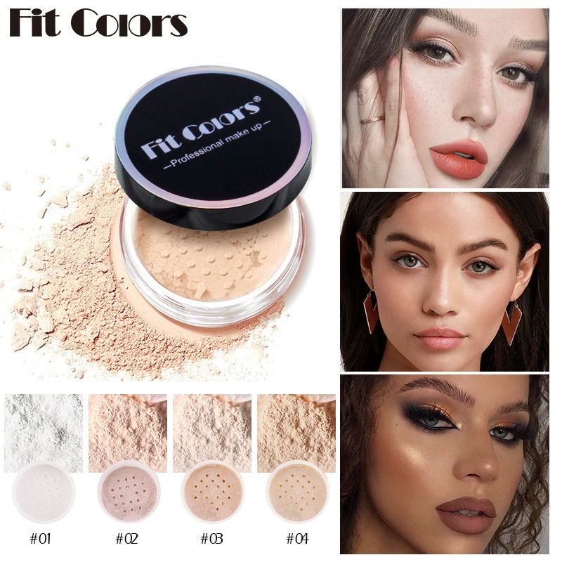 Fit Colors ремонт консилера рассыпчатая пудра водостойкая защита от пота контроль масла нелегко снять макияж медовая пудра трансграничная пудра для макияжа