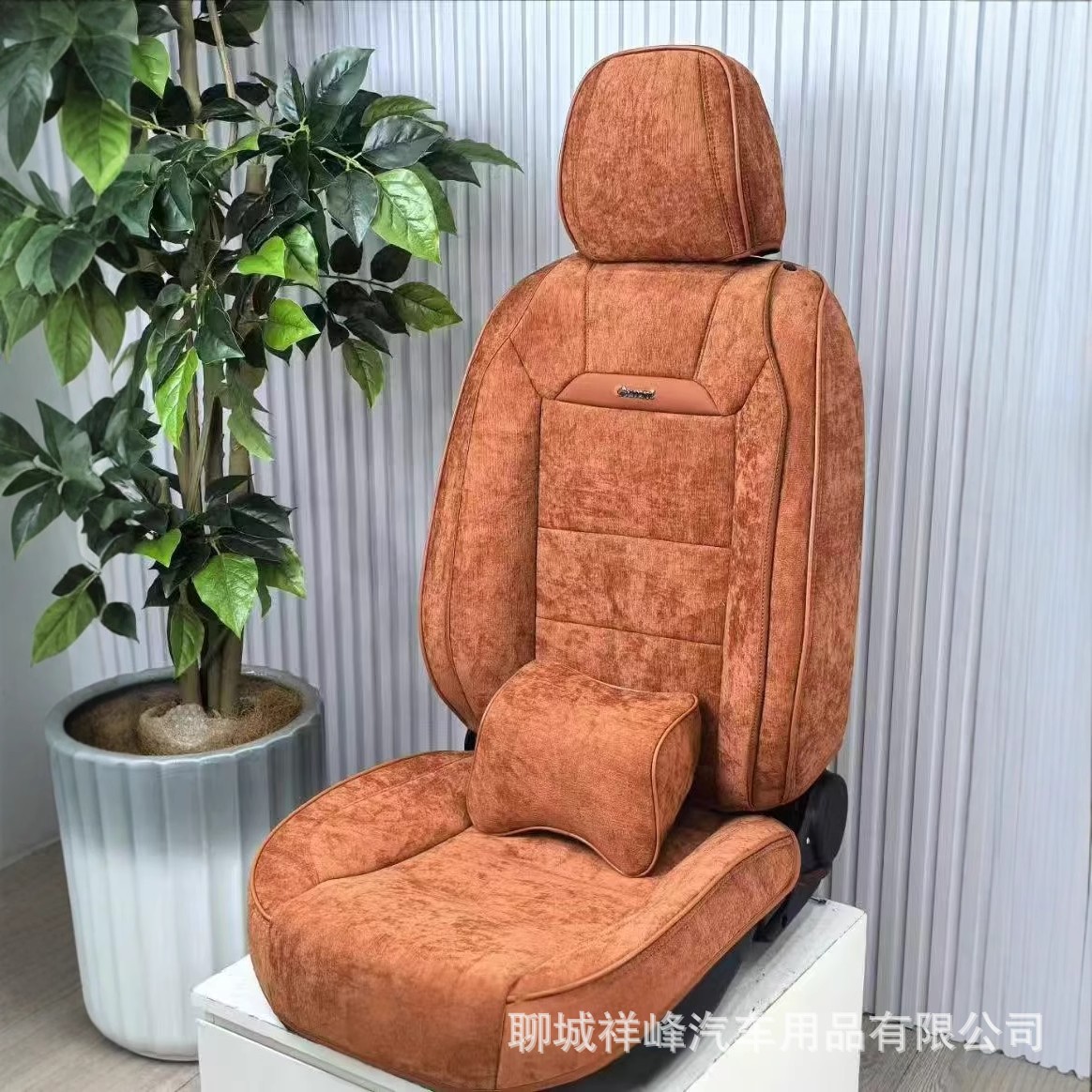 Car Seat Cushion Linen Seat Cushion Chenille Full Surround All-Season Universal Seat Cushion Cross-Border Summer