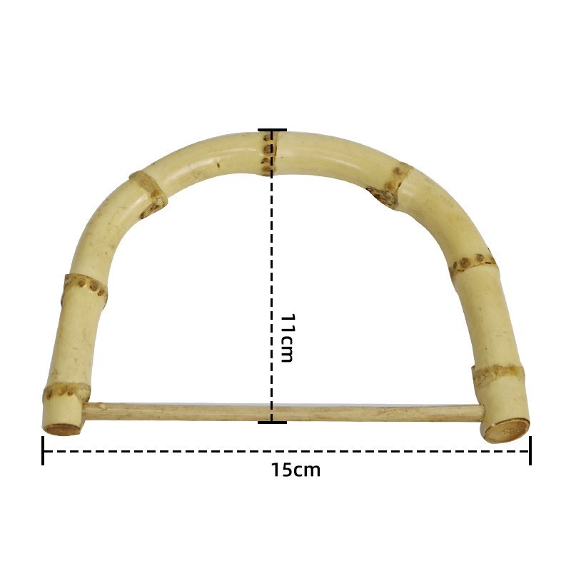8.4% de descuento: mango de bambú 14.5cm mango de bambú D mango de bambú portátil