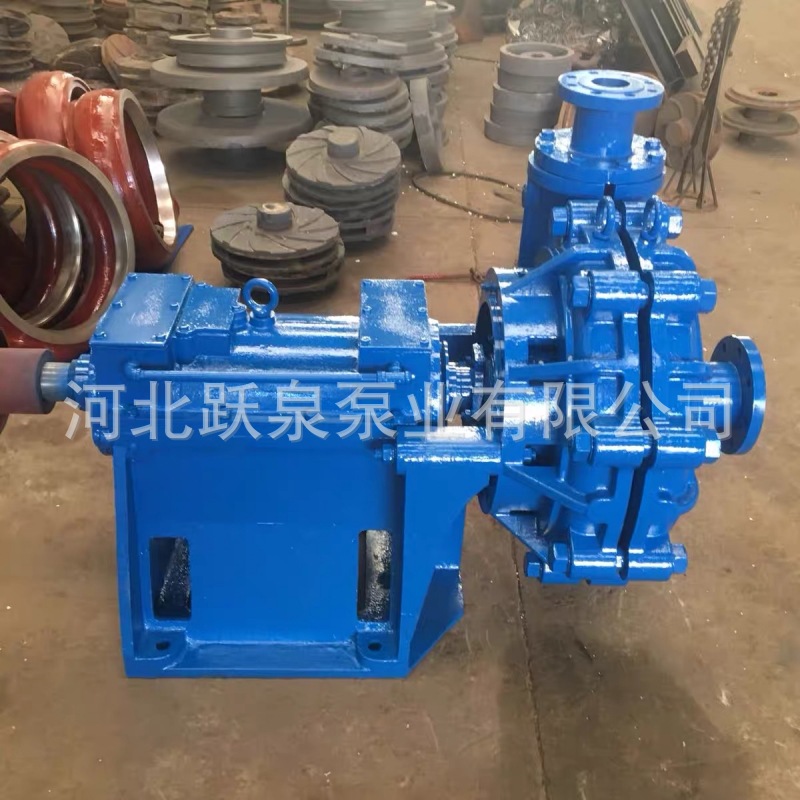 河北跃泉卧式渣浆泵150ZGB(P)-740高扬程矿用 抗磨渣浆泵矿浆输送