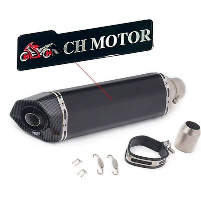 Exhaust pipe | Chunfeng, and Ninja Models - l-lengthened-small-hexagonal-round-tail-black