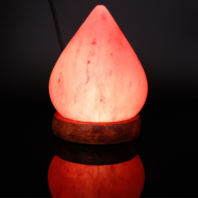 Lámpara de sal lámpara de sal del Himalaya lámpara de sal pirámide USB lámpara de sal lámpara de noche lámpara de dormitorio lámpara de noche