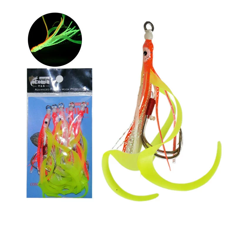 Крюк для tying board Luya рыболовный крючок лента цвет юбка крючок морская ловля лодка рыбалка медленное колебание мягкая приманка крючок для рыбы ночник железная доска крючок