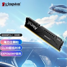 金/士顿DDR5-6000-16G C30 EXPO 野兽内存