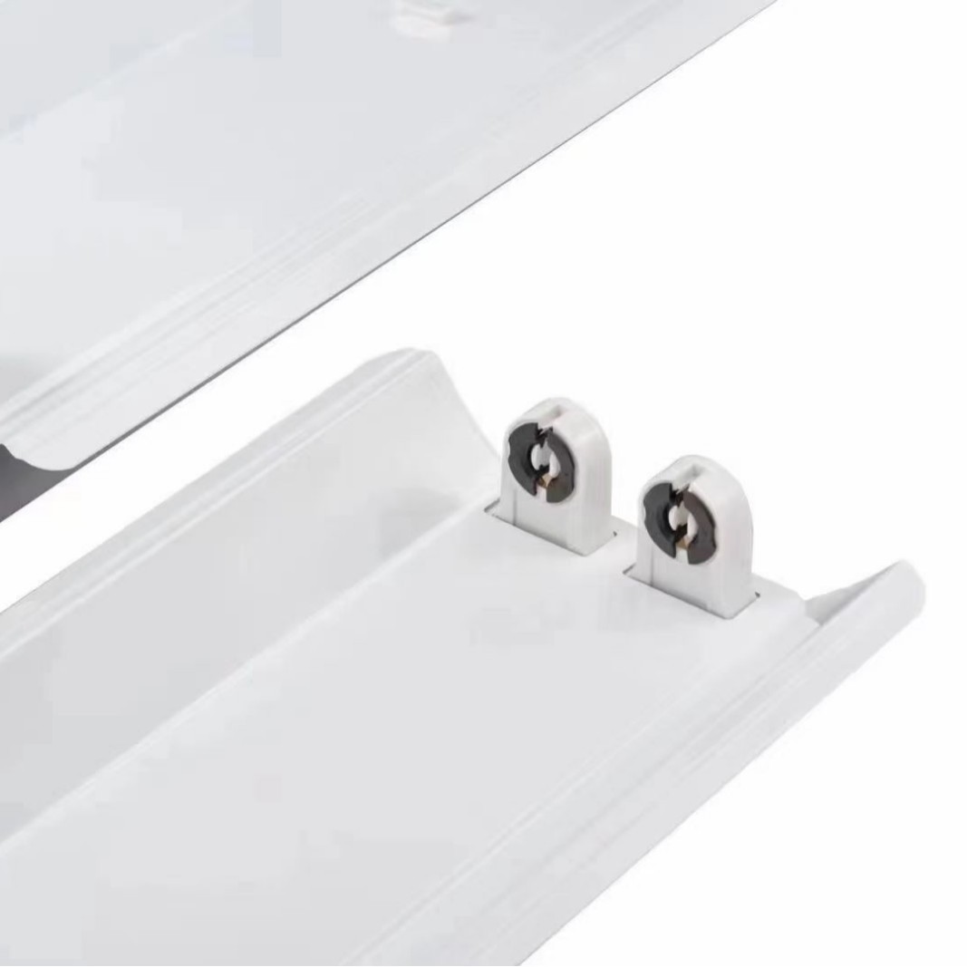 LED lámpara fluorescente de doble tubo 1,2 m 40W solo tubo T8 lámpara de soporte conjunto completo con cubierta engrosada lámpara titular aula taller lámpara
