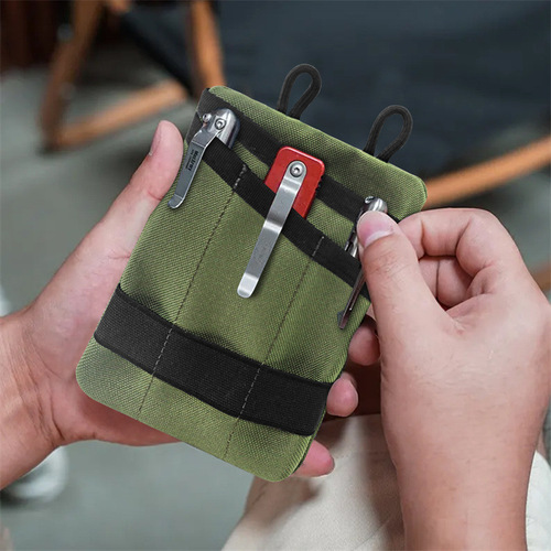Amazon's best-selling outdoor change card storage bag storage bag Oxford cloth key accessories waist bag storage hanging bag