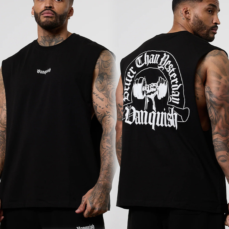 Muscle Fitness Brothers Sports Fitness Korean Breathable Loose Rest Men's Vest Training Men's Sleeveless Vest Muscle Fitness Brothers Sports Fitness Korean Breathable Loose Rest Men's Vest Training Men's Sleeveless Vest