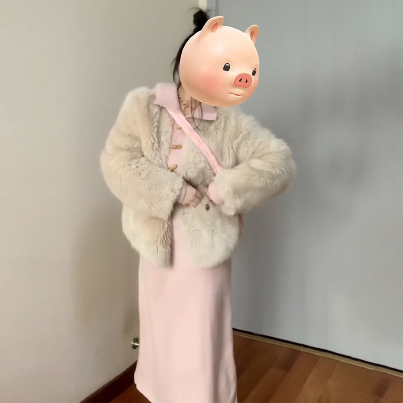 短款超好看小香风毛毛外套女装秋冬季款毛毛绒上衣|undefined