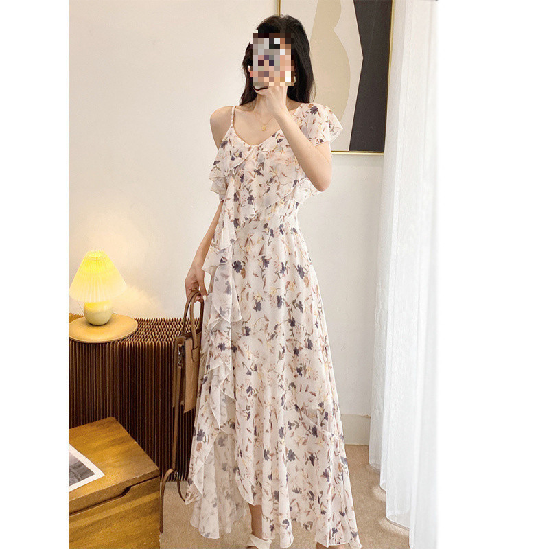Retro fresh shiffon summer dress