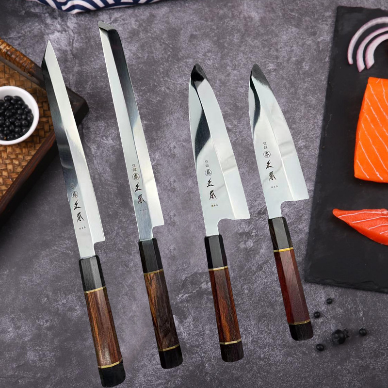 日式料理刀山本刺身刀切付先丸刀柳刃刀三文鱼专用刀鱼生刀寿司刀