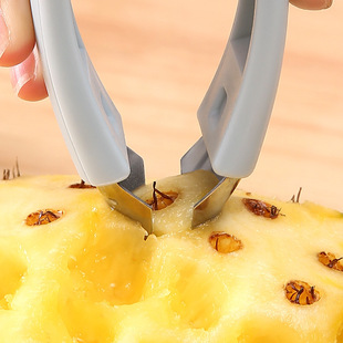 Stainless Steel Pineapple Eye Remover Pointed Strawberry Clip Household Multifunctional Pineapple Peeling Artifact Fruit Strawberry Stem Remover