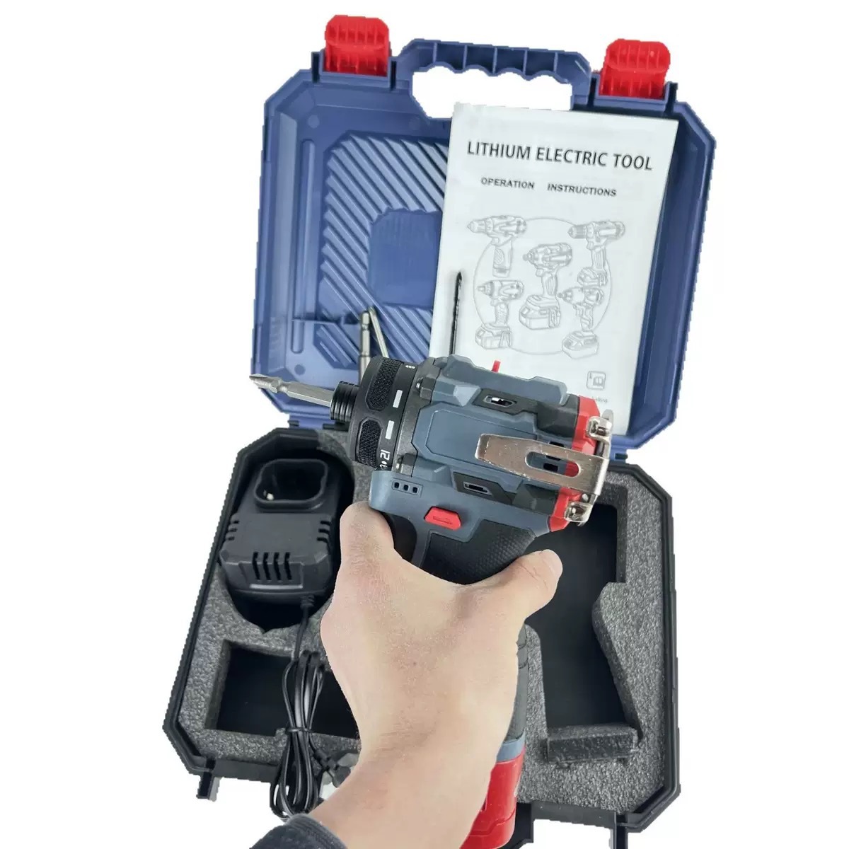 大扭力小钢炮无刷锂电钻工业级充电钻多功能家用冲击钻电动螺丝刀